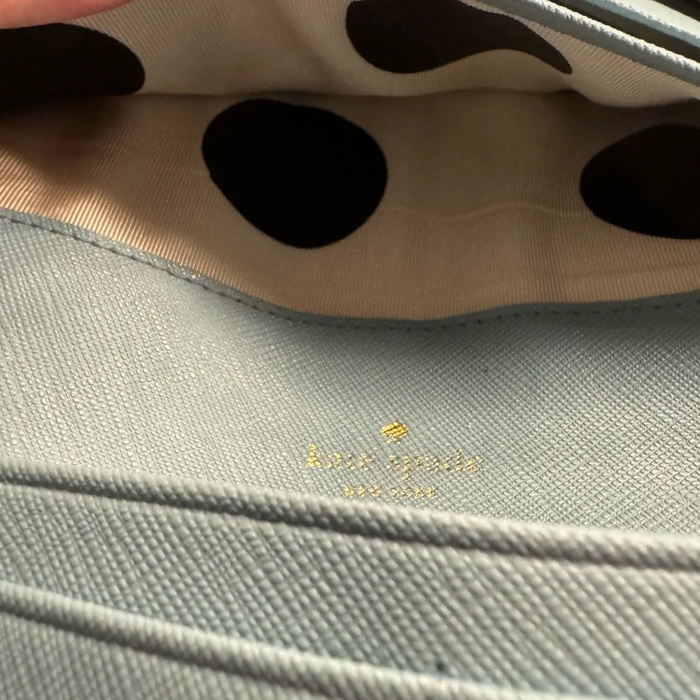 Blue Kate Spade Wallet - Picture 2 of 4